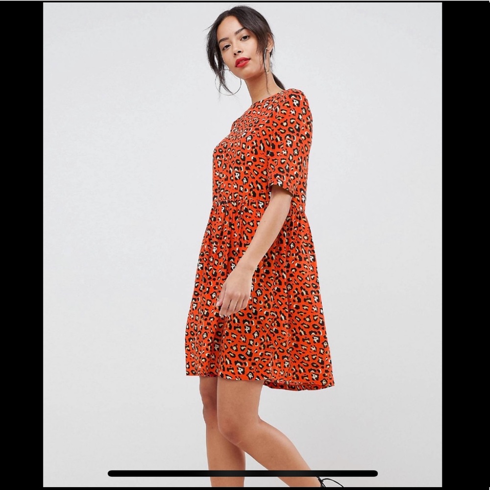 ASOS Design animal smock dress - NWT